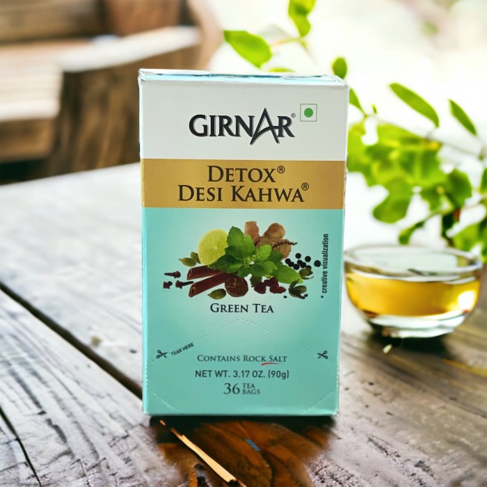 Girnar Detox Desi Kahwa Tea - 36 bags